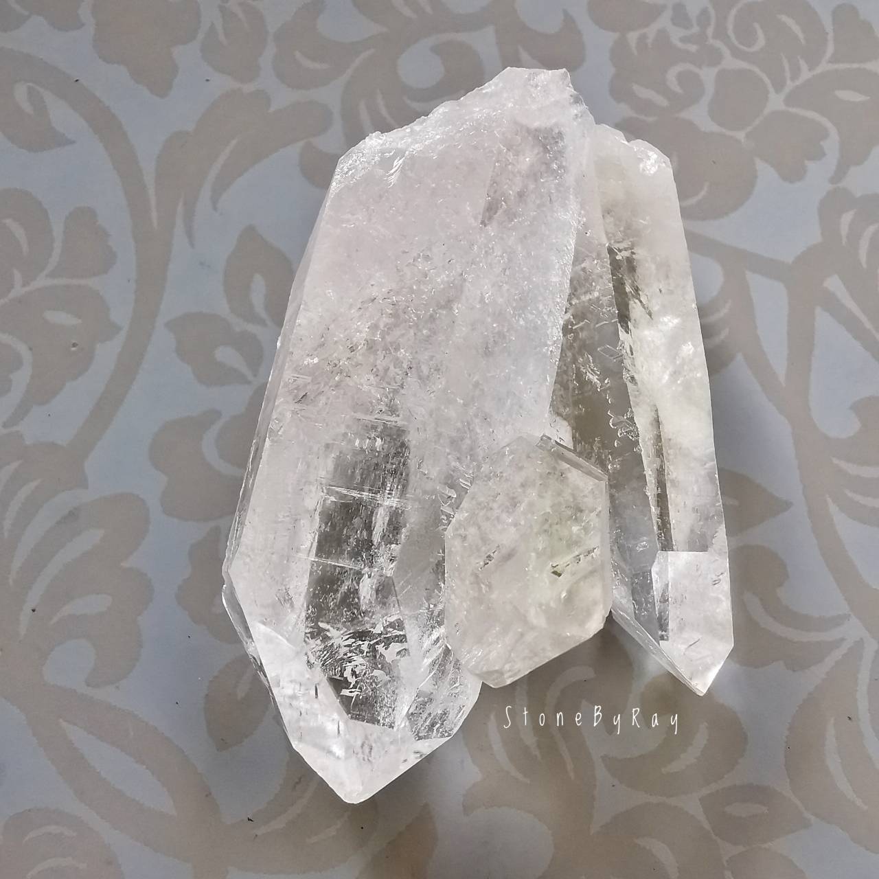 หินคริสตัลควอตซ์ผลึกก้อนธรรมชาติ