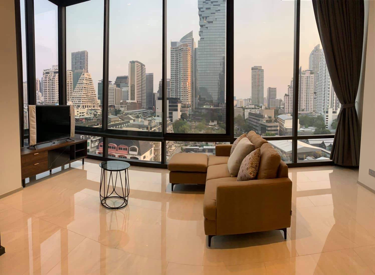 ปล่อยเช่าคอนโด Ashton Silom (แอชตัน สีลม) - 2ห้องนอนสวยมากเฟอร์เครื่องใช้ไฟฟ้าครบครั้น - การเดินทาง: ใกล้ BTS ช่องนนทรี