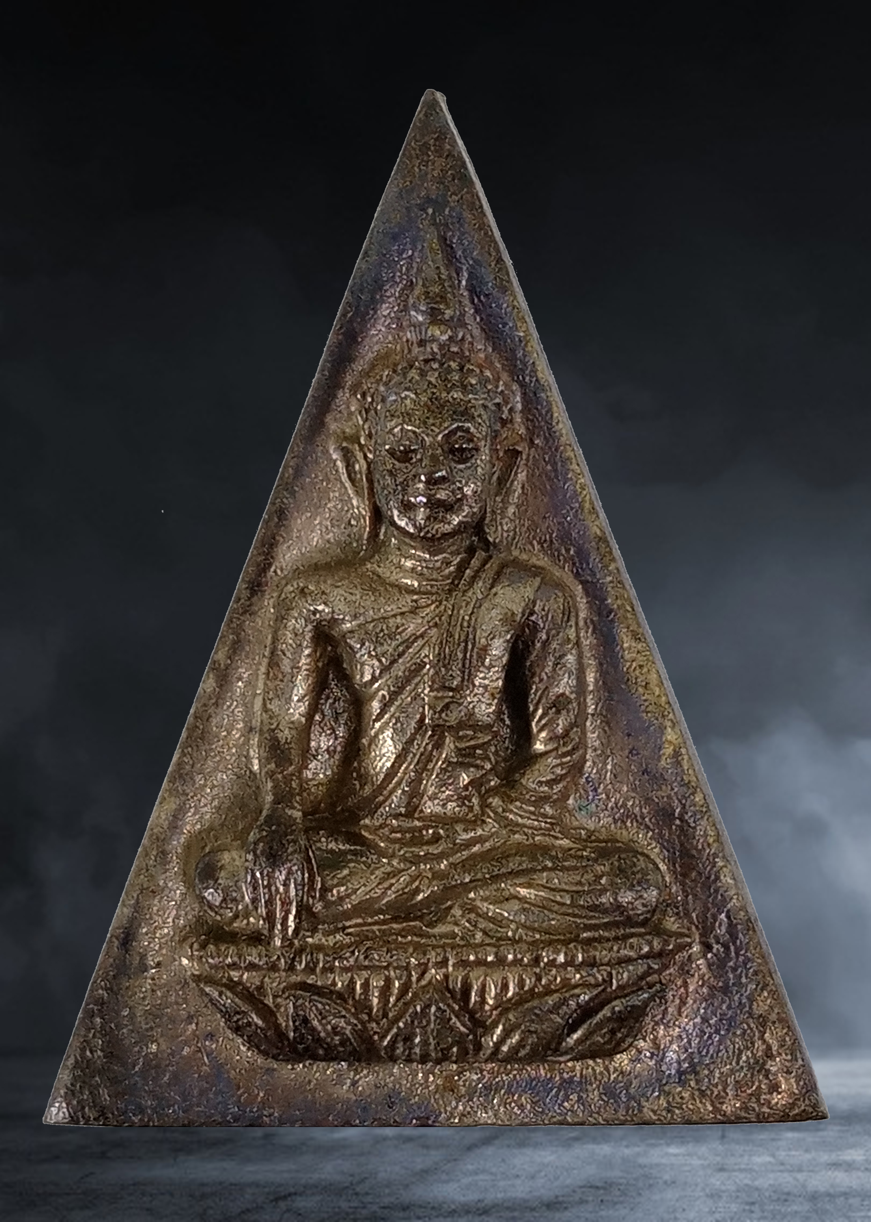พระสมเด็จนางพญาจิตรลดา สก. ๕ รอบพระราชินี เนื้อโลหะผสม ปี ๒๕๓๕