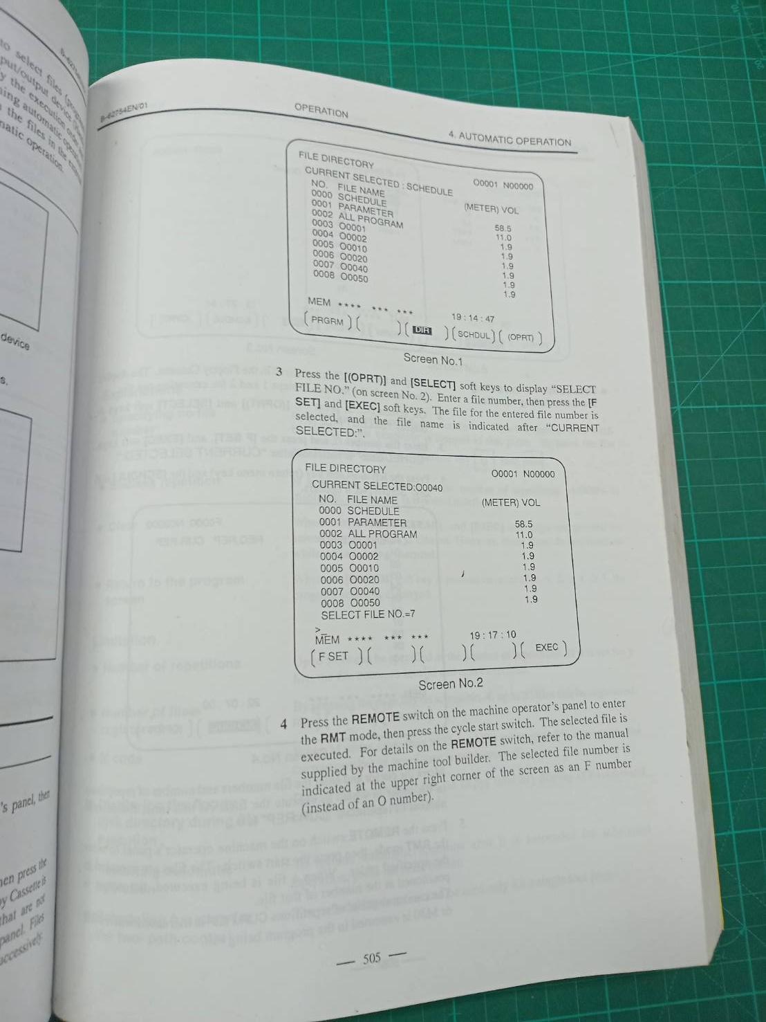 FANUC SERIES 16/18/160/180-TC 2 OPERATOR'S MANUAL
