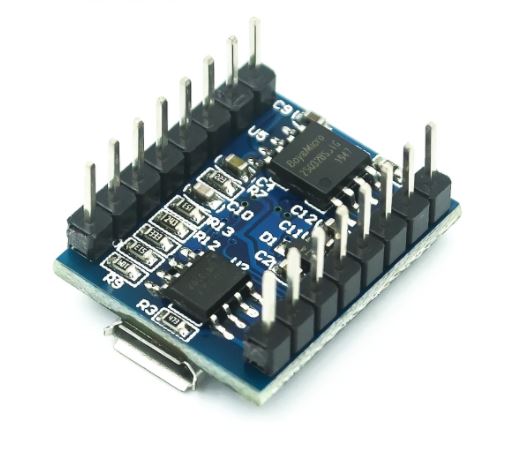 JQ6500 MP3 Player Voice Sound Module UART โมดูลเล่นเพลง MP3 บันทึกข้อมูลได้ในตัวบอร์ด