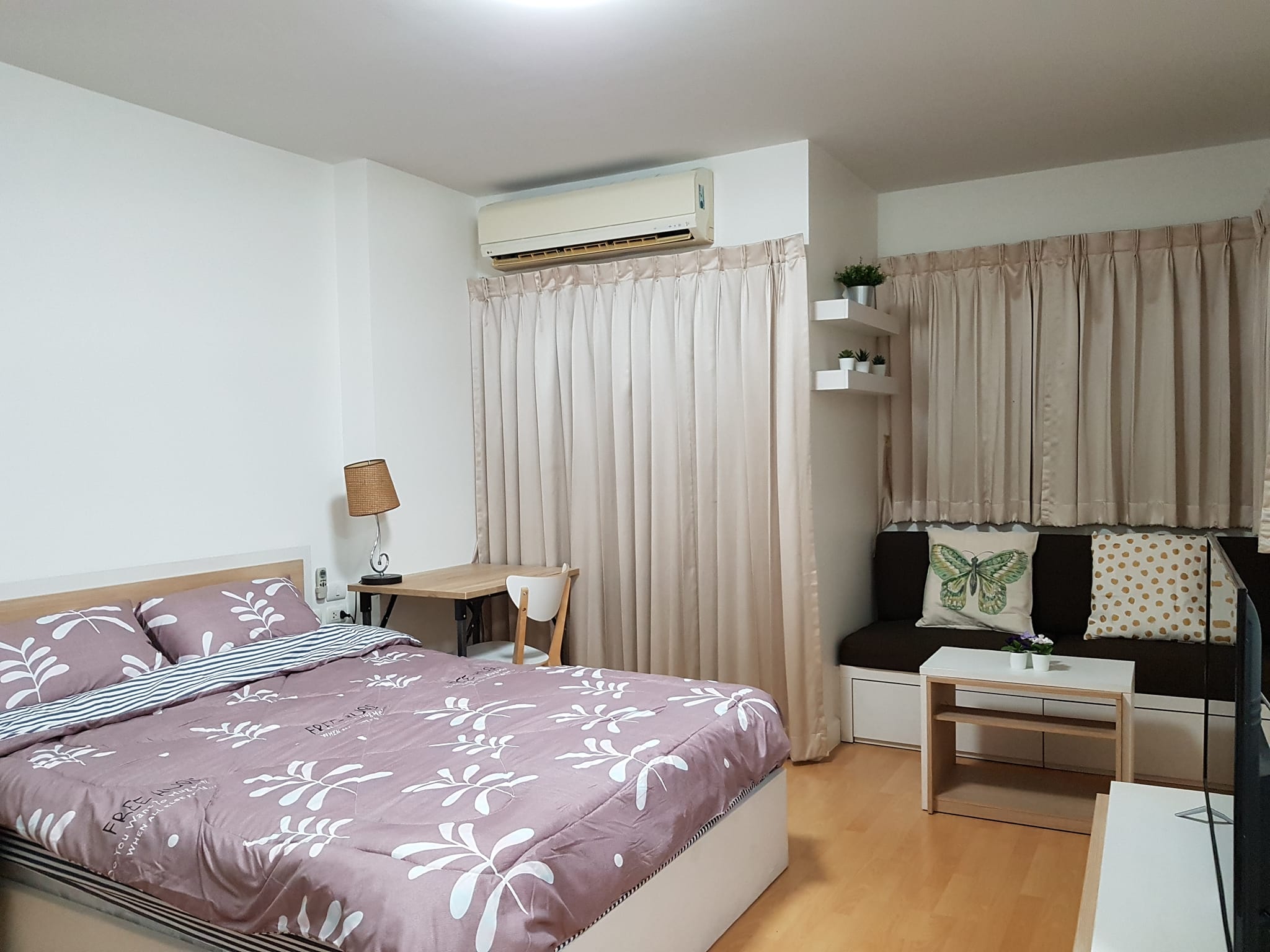 ให้เช่า My Condo Sukhumvit 81 ชั้น6 ตกแต่งครบพร้อมเข้าอยู่