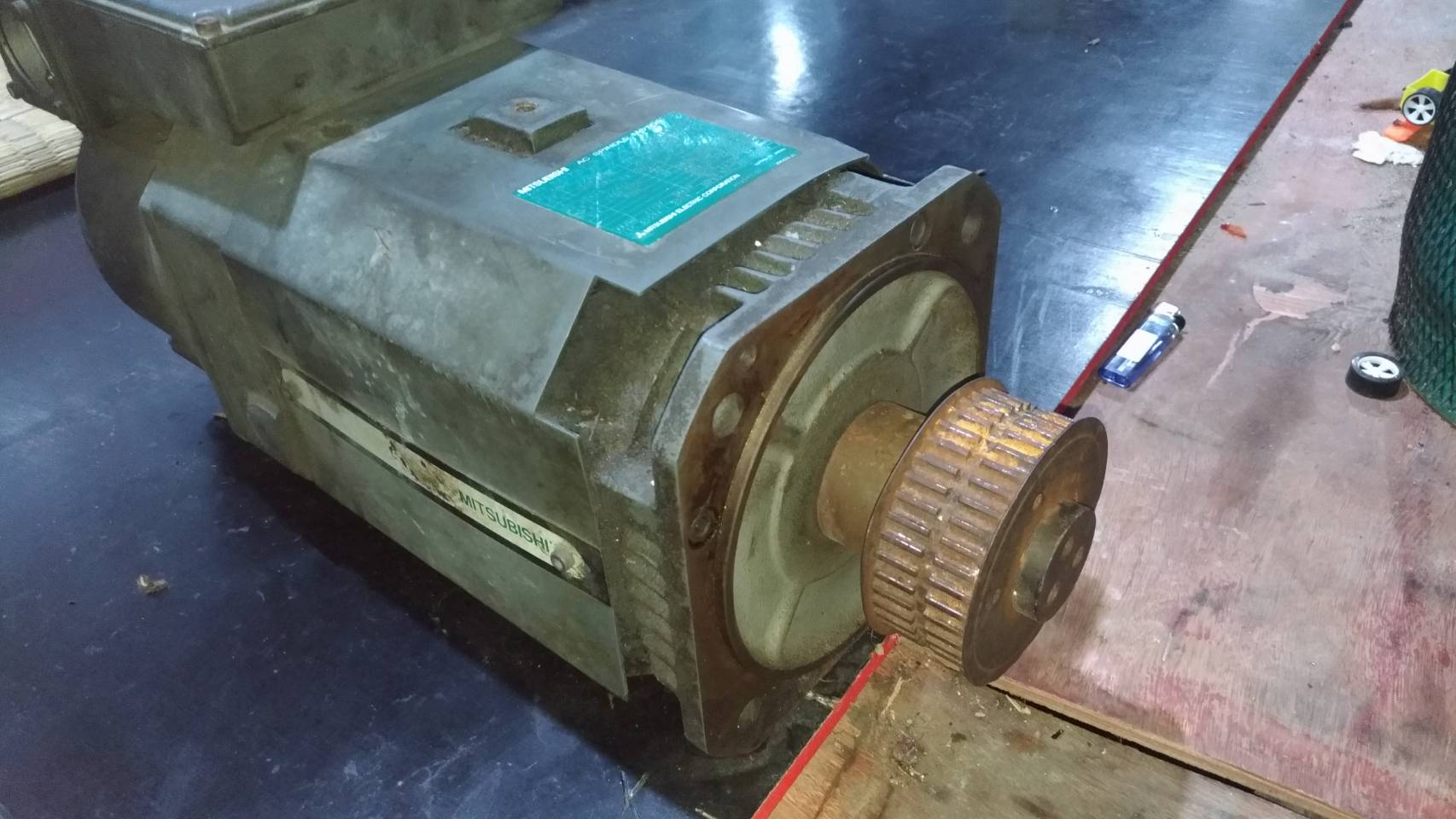 MITSUBISHI TYPE SJ-PF7.5-01 SPINDLE MOTOR