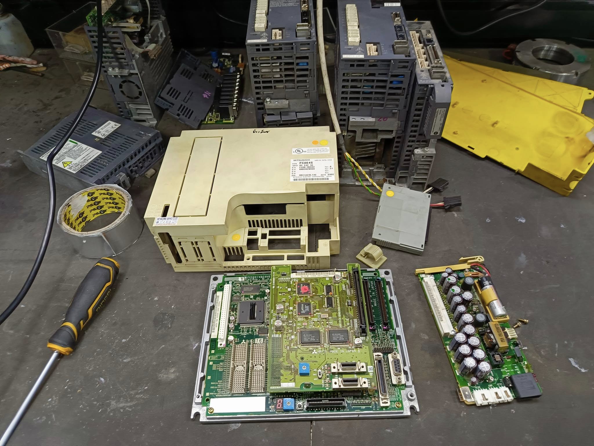 งานรอซ่อม board cnc Mitsubishi
