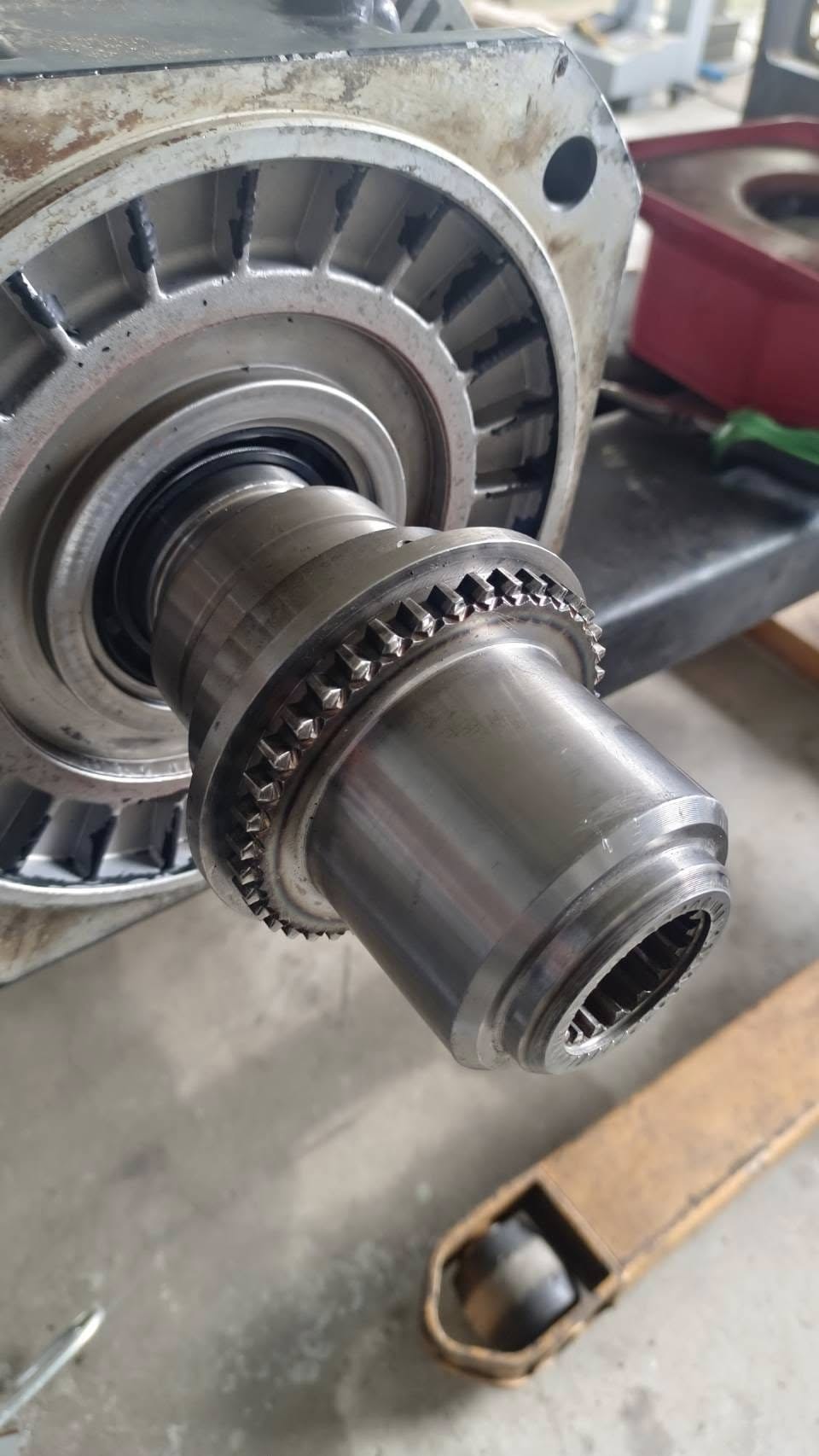 ซ่อม Spindle motor FANUC ลูกปืนเจ้ง เฟือง sensor