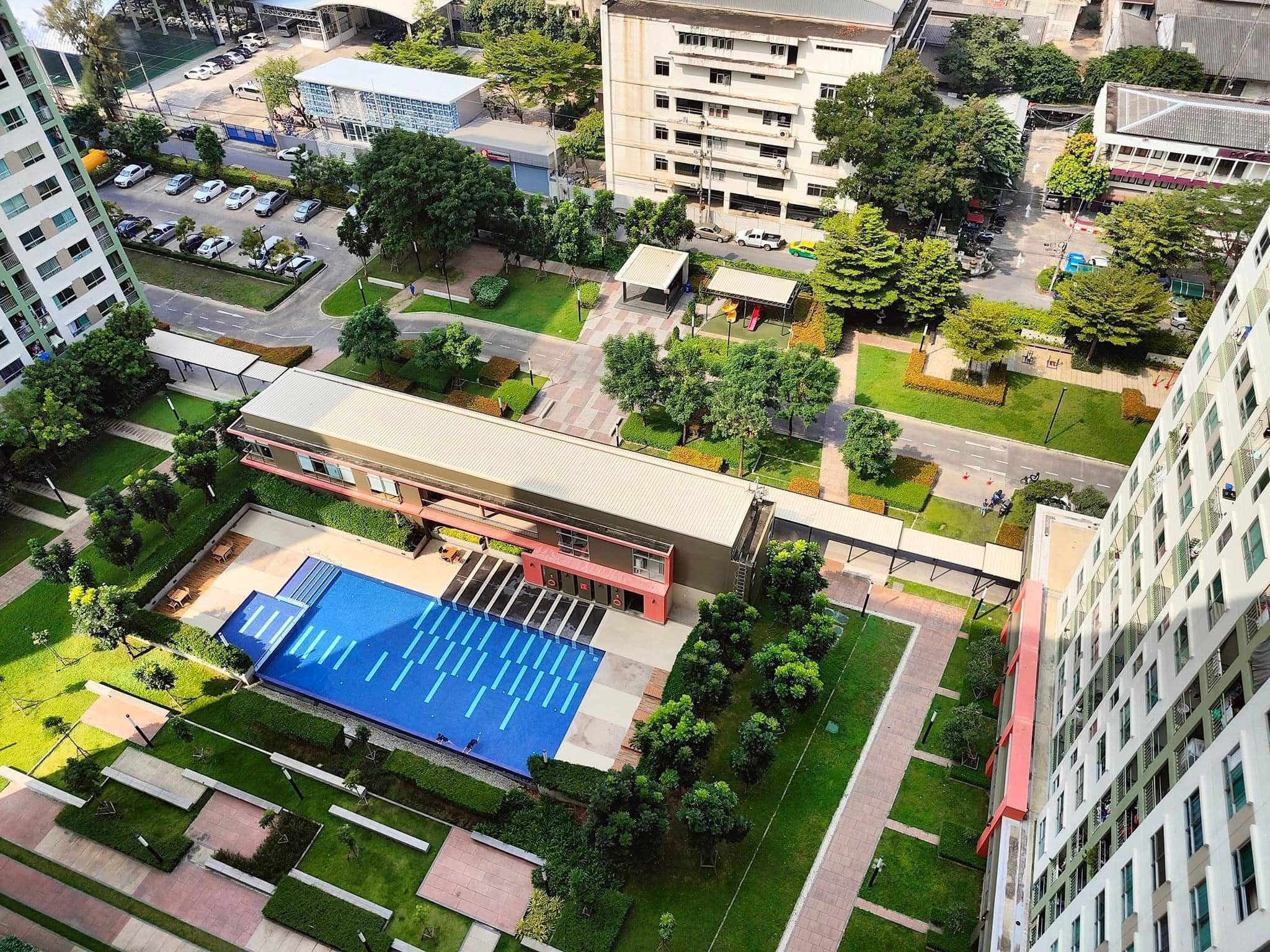 ให้เช่าห้องแบบ 1ห้องนอน 1ห้องน้ำ โซนพื้นที่ MRT หลักสอง คอนโด Lumpini Park Phetkasem 98 (ลุมพินี พาร์ค เพชรเกษม 98) ขนาดห้อง 26 ตรม. ชั้น 11 ตึก C