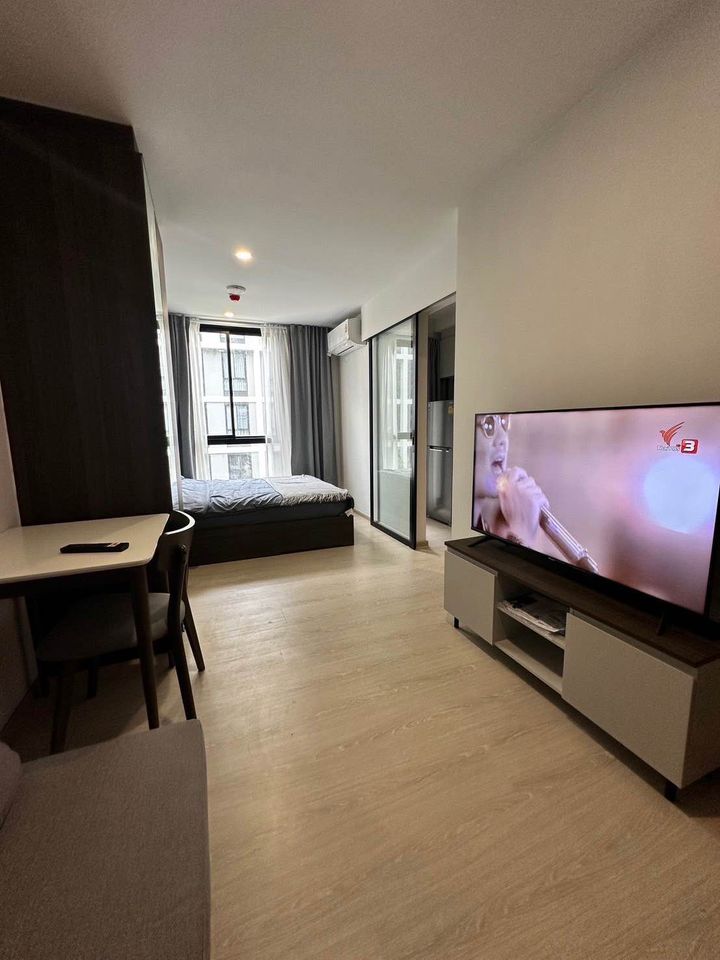 ปล่อยเช่าคอนโด Nue Cross Khu Khot Station (นิว ครอส คูคต สเตชัน) - Studio 1ห้องน้ำ 1ห้องครัว - ใกล้ BTS คูคต - ขนาดห้อง 23 ตรม. ชั้น 3 ตึก A