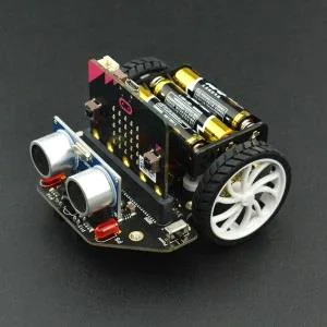 หุ่นยนต์เดินตามเส้น หลบหลีกสิ่งกีดขวาง micro:bit Educational Programming Robot Platform จาก DFRobot