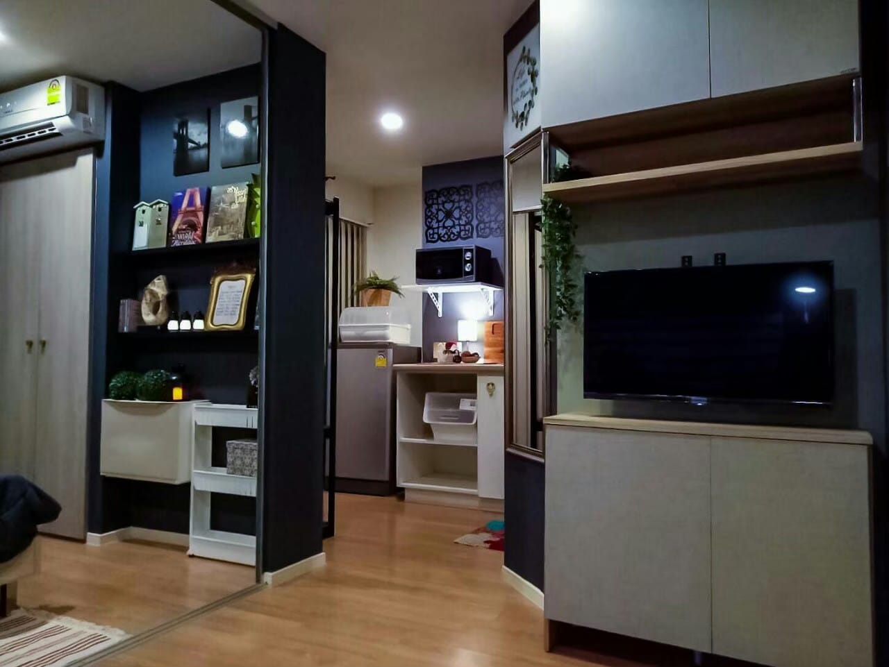 ปล่อยเช่าคอนโด ลุมพินี วิลล์ อ่อนนุช-พัฒนาการ (อ่อนนุช 55)(Lumpini Ville On Nut-Phattanakan) - ห้องแต่งบิ้วอินสวยเฟอร์เครื่องใช้ไฟฟ้าครบครั้น - ใกล้ MRT ศรีนุช