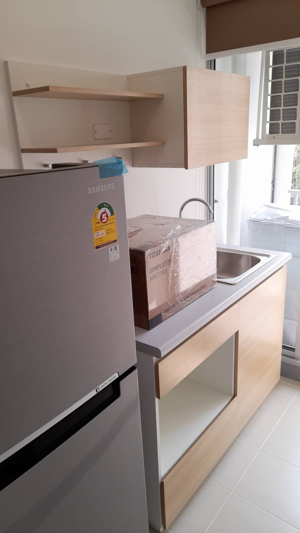 ปล่อยเช่าคอนโด SENA Kith MRT - Bangkae (เสนาคิทท์ เอ็มอาร์ที - บางแค) - เฟอร์เครื่องใช้ไฟฟ้าครบครั้น