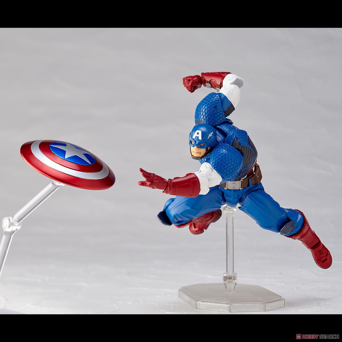 (เหลือ1ชิ้น 4537807013460 revoltech-Amazing Yamaguchi No.007 [Captain America