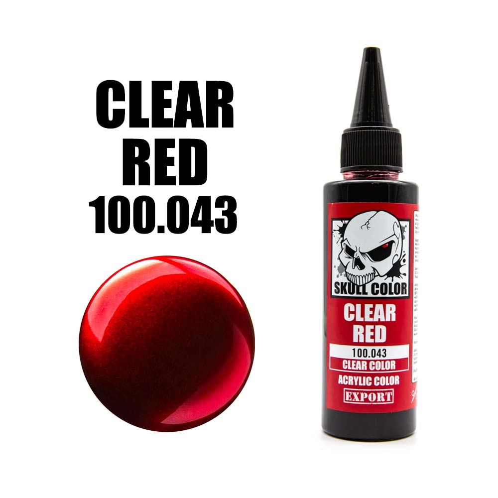 skull 100.043 clear red 60ml.