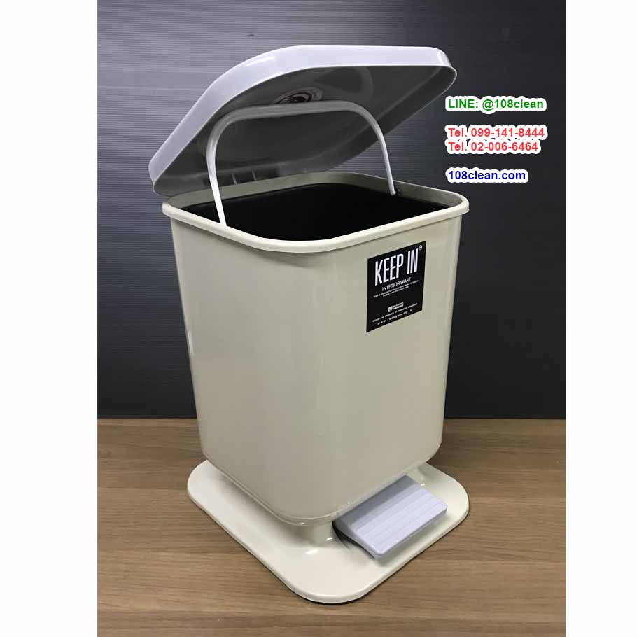ถังขยะแยกประเภท เท้าเหยียบ 10 ลิตร
