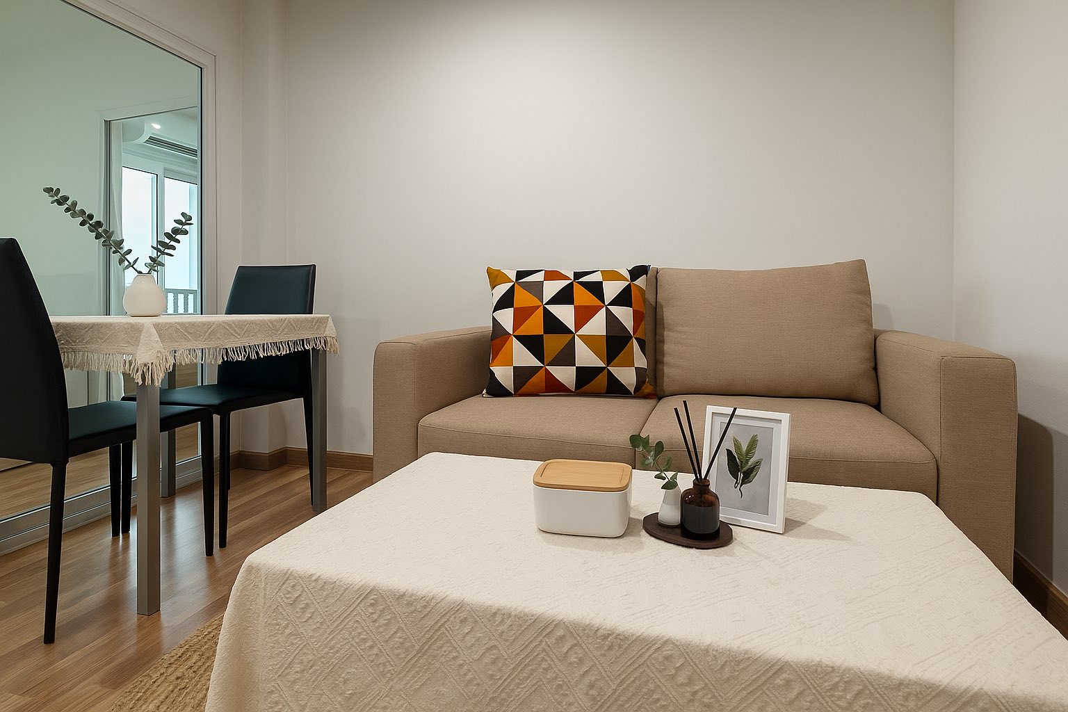 High Rise โซนพื้นที่ BTS ปุณณวิถี ให้เช่าห้องแบบ 1ห้องนอน 1ห้องน้ำ 1ครัวปิด คอนโด Regent Orchid Sukhumvit 101 (รีเจ้นท์ ออคิด สุขุมวิท 101) ขนาดห้อง 28 ตรม. ชั้น 12