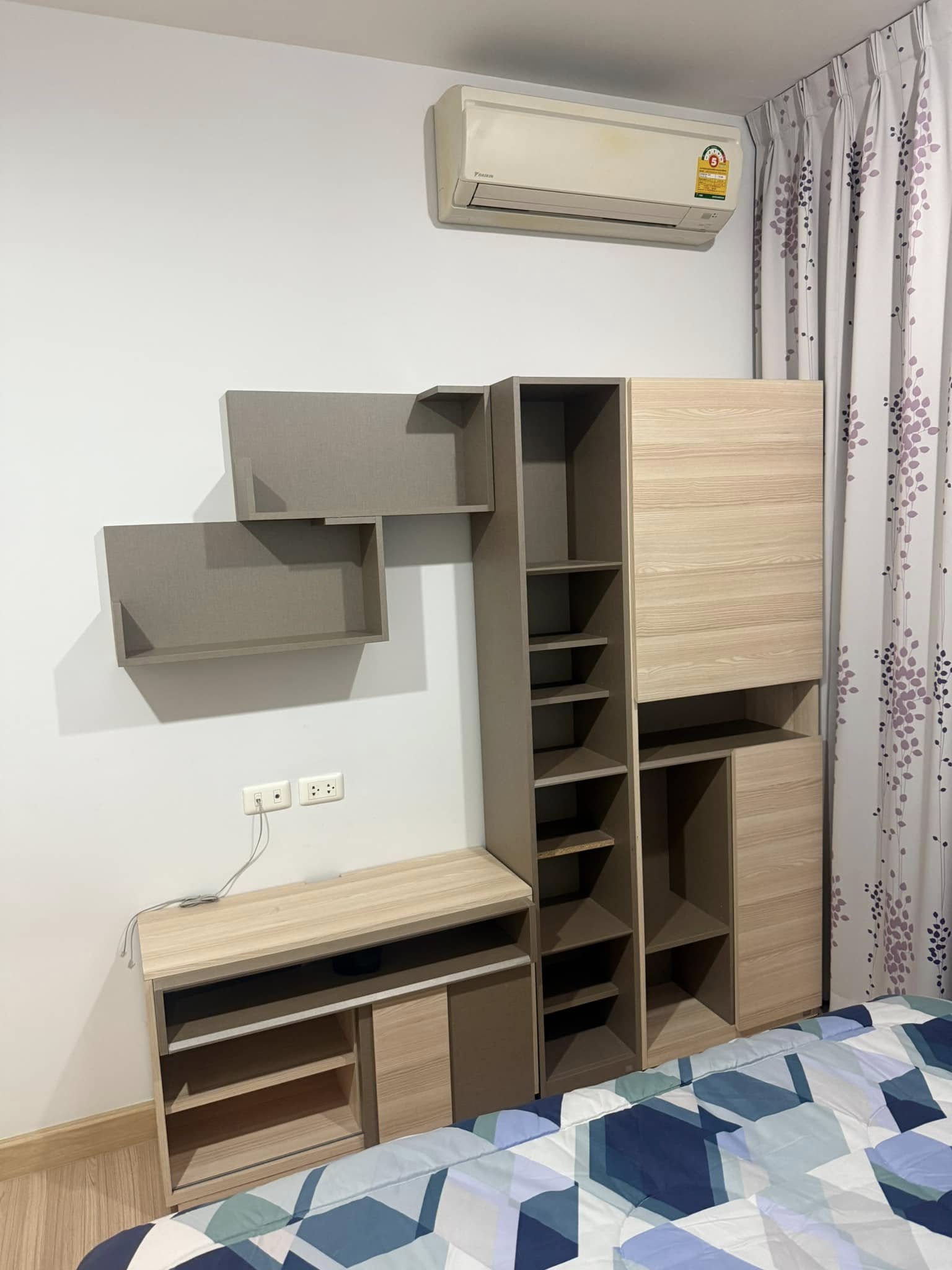 ให้เช่าห้องแบบ 1ห้องนอน 1ห้องน้ำ โซนพื้นที่ แยกประชานุกุล ตรงข้ามโรงบาลเกษมราฏ คอนโด Niche Mono Ratchavipha (นิช โมโน รัชวิภา) ขนาดห้อง 31 ตรม. ชั้น 22