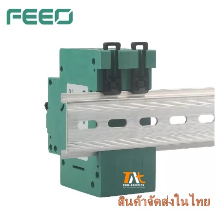 FEEO 2P DC Solar Circuit Breaker 550V 800V สำหรับงานโซล่าเซลล์ 16A 20A 25A 32A 63A FPV-63 DC MCB