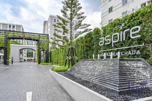 ห้องสวยน่าอยู่ Aspire Asoke - Ratchada ให้เช่ามีเครื่องซักผ้า สอบถามแอด Line ID : Smile-easy