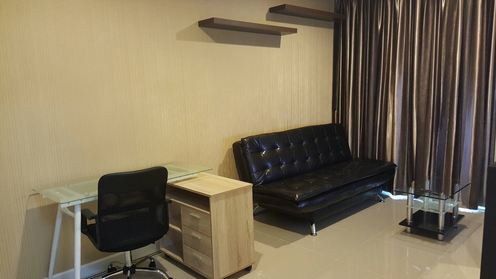 ให้เช่าคอนโด ทีซี กรีน พระราม 9 (TC Green Rama 9) 1ห้องนอน วิวไม่บล็อค