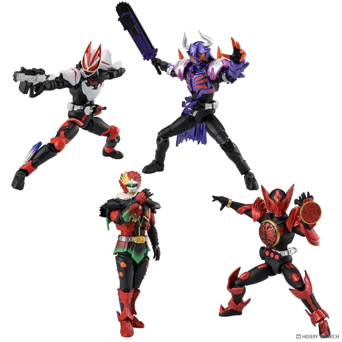 Bandai 4570117921100 SHODO-XX (DOUBLE CROSS) -EXCEED KAMEN RIDER ได้ครบ 4 แบบ W/O GUM