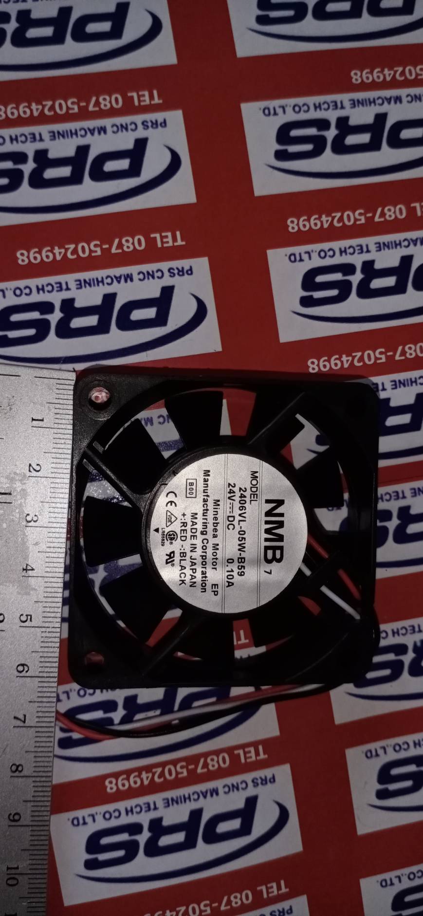 NMB MODEL 2406VL-05W-B59 Black plug