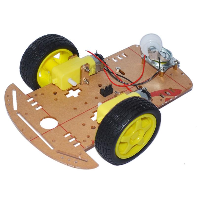 หุ่นยนต์ Smart car 2WD Robot Car Chassis With 2 Motors