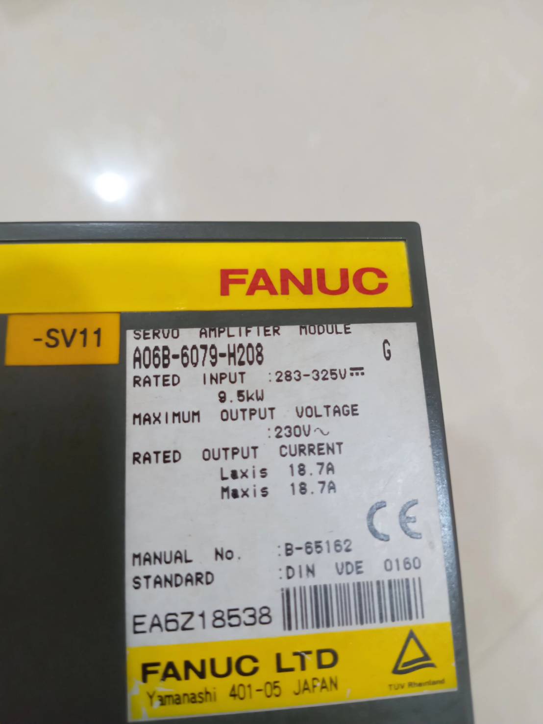 FANUC A06B-6079-H208 Servo Drive/Servo Control