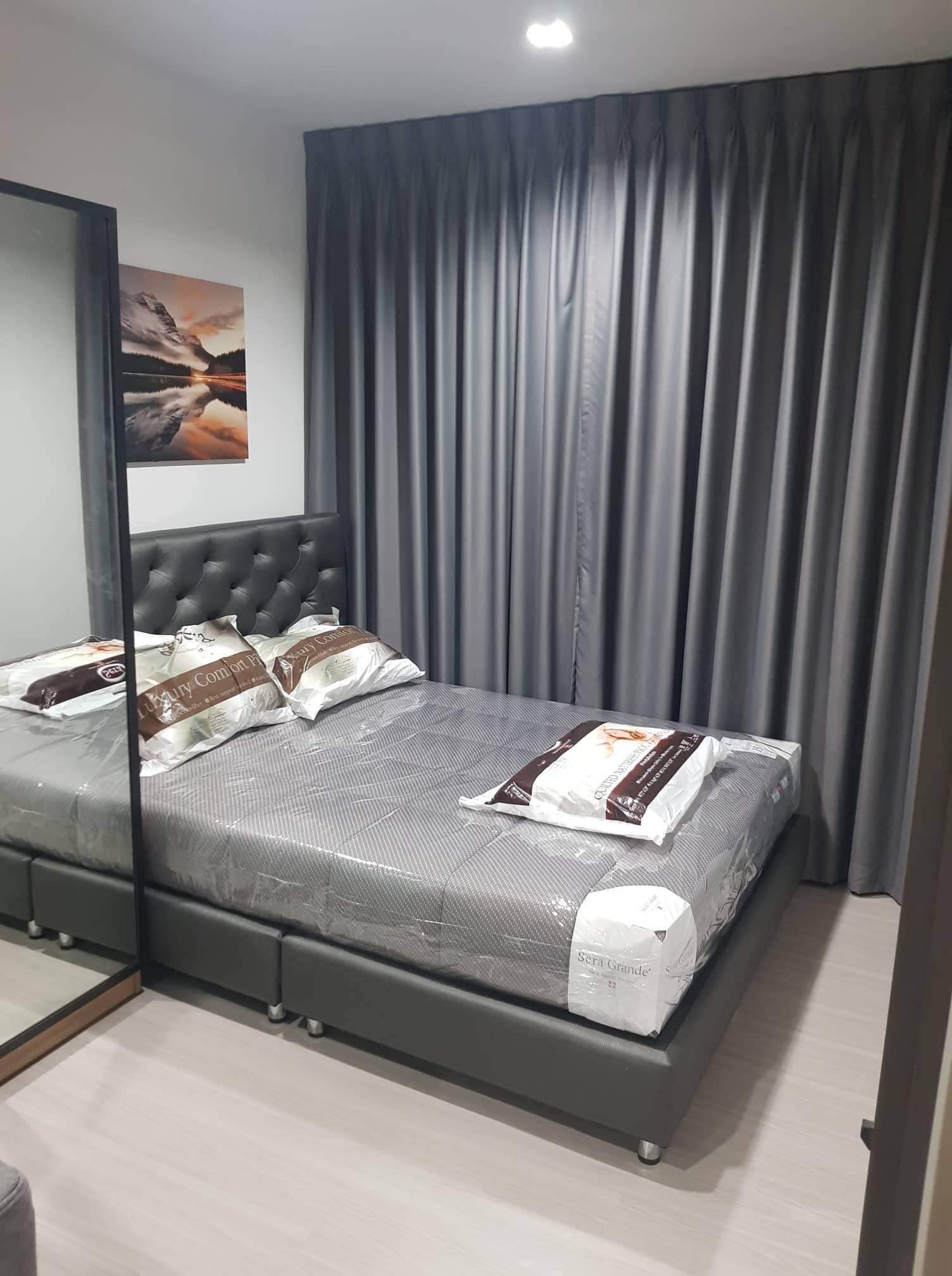 ปล่อยเช่าคอนโด ไลฟ์ อโศก-พระราม 9 (LIFE ASOKE-RAMA 9) - 2ห้องนอน(เตียง5ฟุตทั้งสองห้อง)1ห้องน้ำ 1ห้องนั่งเล่น 1ห้องครัว - ใกล้ MRTพระราม9และเพชรบุรี/มศว./เซ็นทรัล - ขนาดห้อง 36 ตรม. ชั้น 18 ตึก B