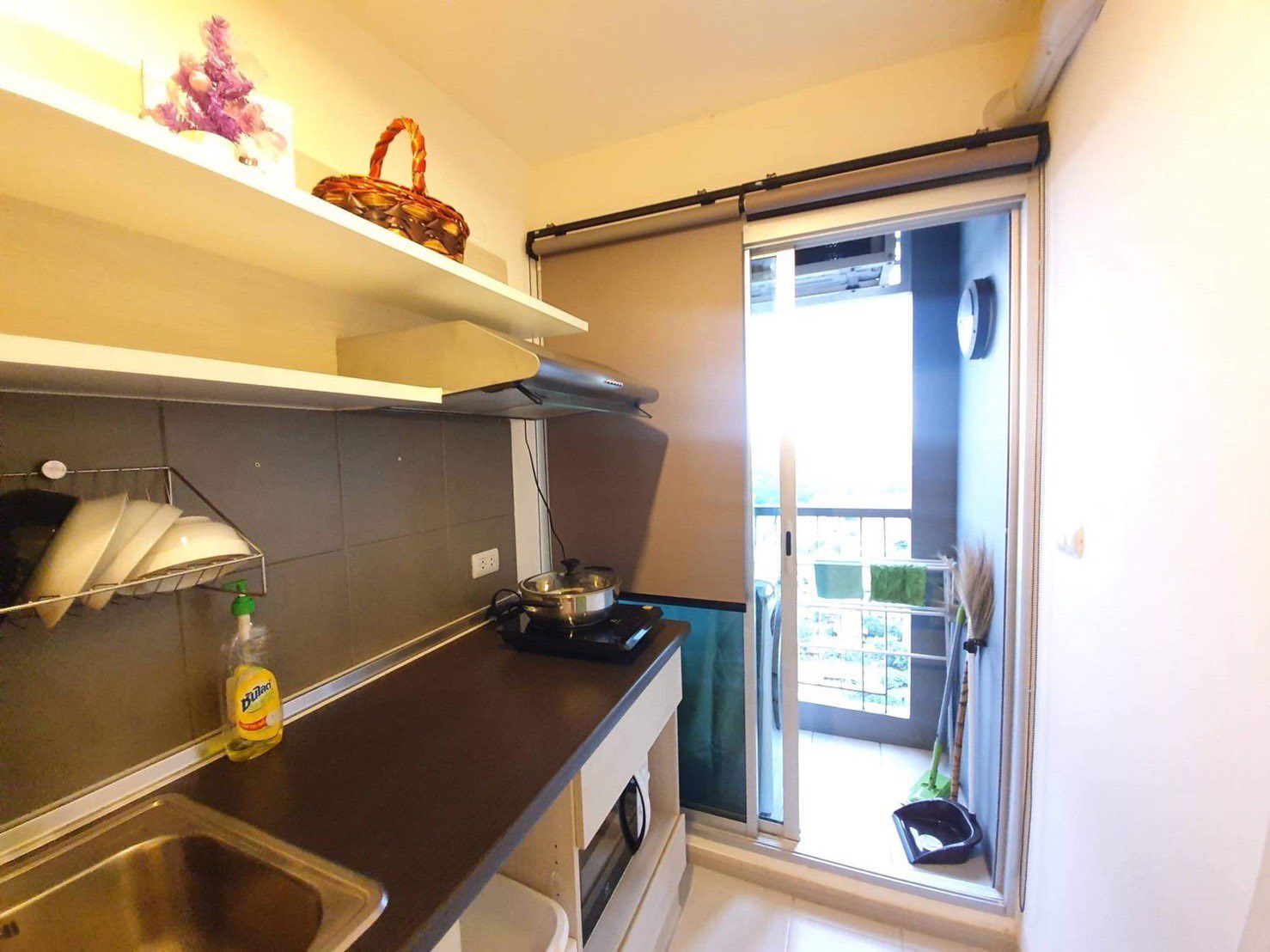 ให้เช่าห้องแบบ 1ห้องนอน 1ห้องน้ำ 1ครัวปิด โซนพื้นที่ MRT วงศ์สว่าง คอนโด Aspire Ratchada - Wongsawang (แอสปาย รัชดา-วงศ์สว่าง) High Rise ขนาดห้อง 26 ตรม. ชั้น 24 ตึก B