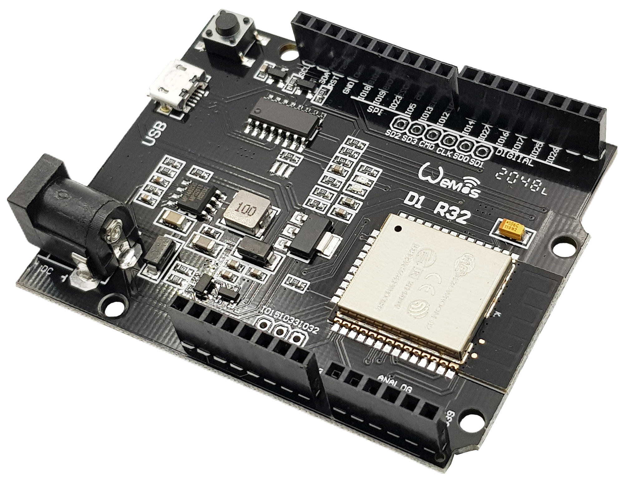 Wemos D1 R32 ESP32 Wi-Fi Bluetooth Uno บอร์ด ESP-32 แบบ Arduino Uno