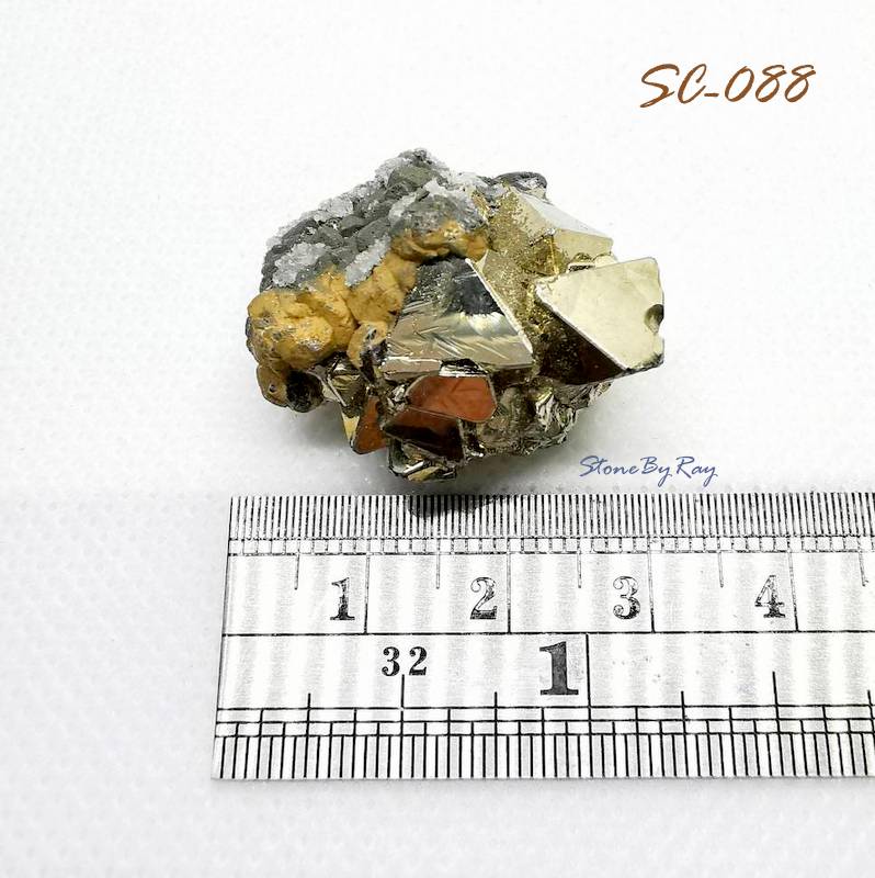 ไพไรต์ (Pyrite Octahedra Peru)