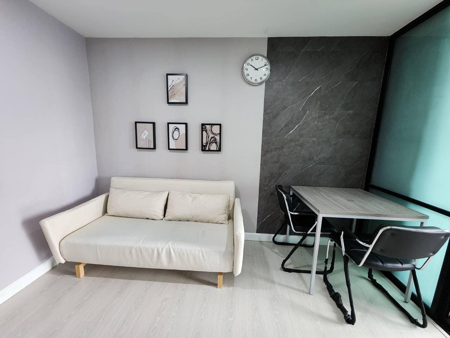 ปล่อยเช่าคอนโด The Cube Plus Minburi (เดอะคิวบ์ พลัส มีนบุรี) - 1ห้องนอน 1ห้องน้ำ 1ห้องนั่งเล่น - ใกล้ MRT ตลาดมีนบุรี - ขนาดห้อง 29 ตรม. ชั้น 8 ตึก A