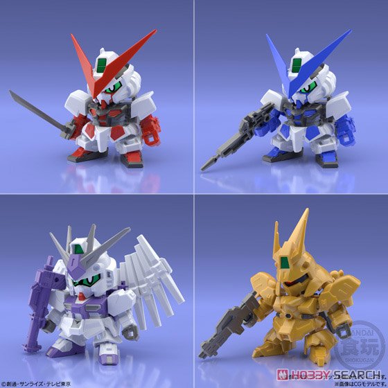 4549660290636 Mini Pla [Gundam Build Divers] Great Shock Gundam (Shokugan) **แบบครบset5แบบ**ลอต JP (fs)