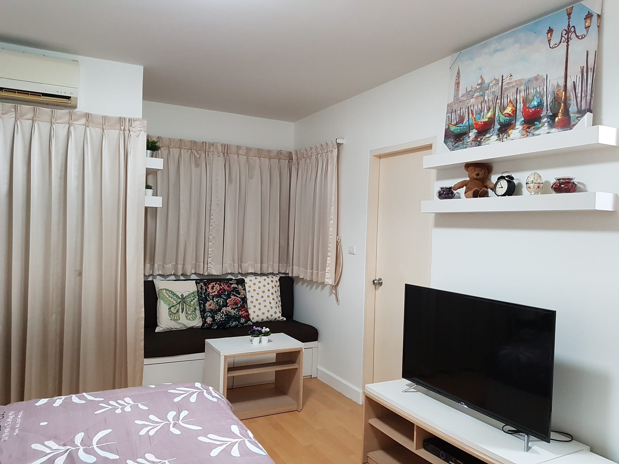 ให้เช่า My Condo Sukhumvit 81 ชั้น6 ตกแต่งครบพร้อมเข้าอยู่