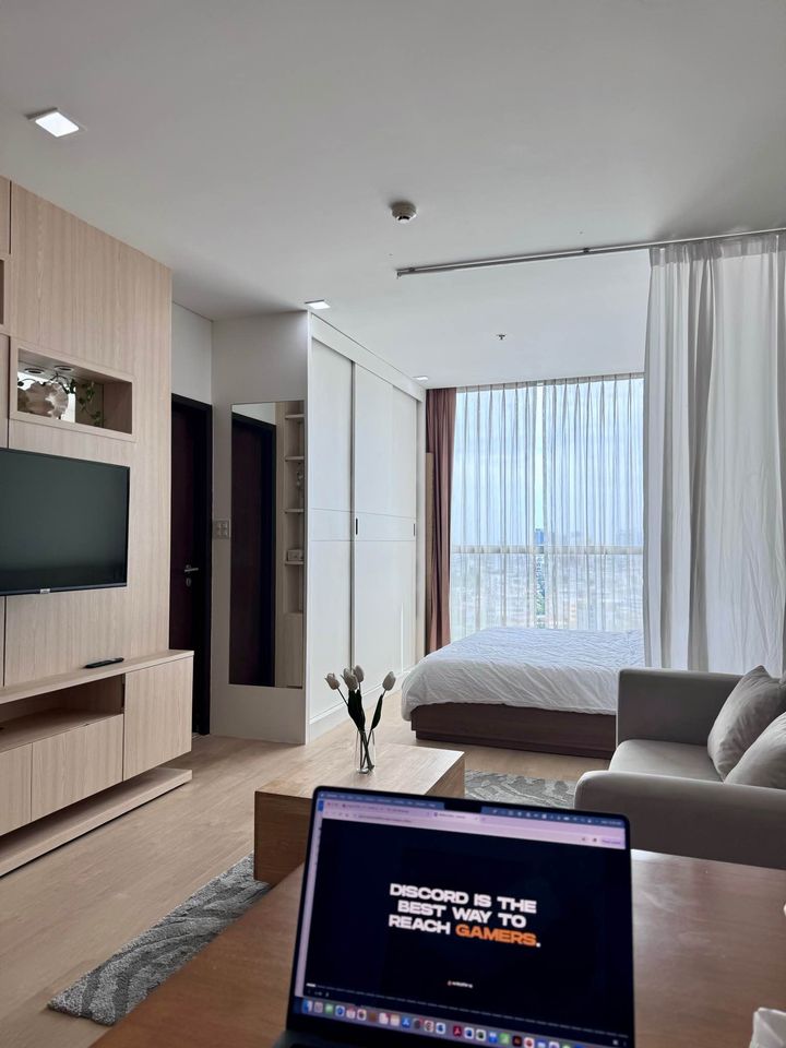 ปล่อยเช่าคอนโด Le Luk Condominium (เลอ ลักซ์ คอนโด) W Market - Studio 1ห้องน้ำ 1ห้องครัว - ใกล้ BTS พระโขนง / W Market - ขนาดห้อง 39.5 ตรม. ชั้น 18