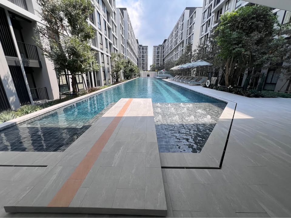 ให้เช่าห้องแบบ 1ห้องนอน 1ห้องน้ำ โซนพื้นที่ BTS คูคต คอนโด Nue Cross Khu Khot Station (นิว ครอส คูคต สเตชัน) ขนาดห้อง 23 ตรม. ชั้น 6 ตึก A