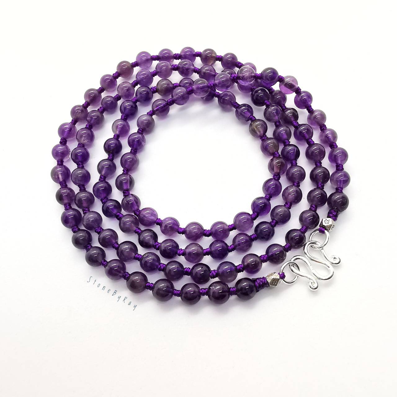 สร้อยประคำ108 หินอเมทิสต์ Amethyst