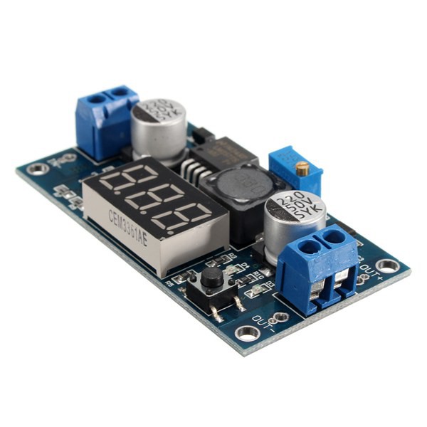 โมดูล Step up XL6009 แปลงไฟจาก 3-34V to 4-35V LM2577 กระแสสูงสุด 4A พร้อมจอดิจิตอลโวลต์มอเตอร์