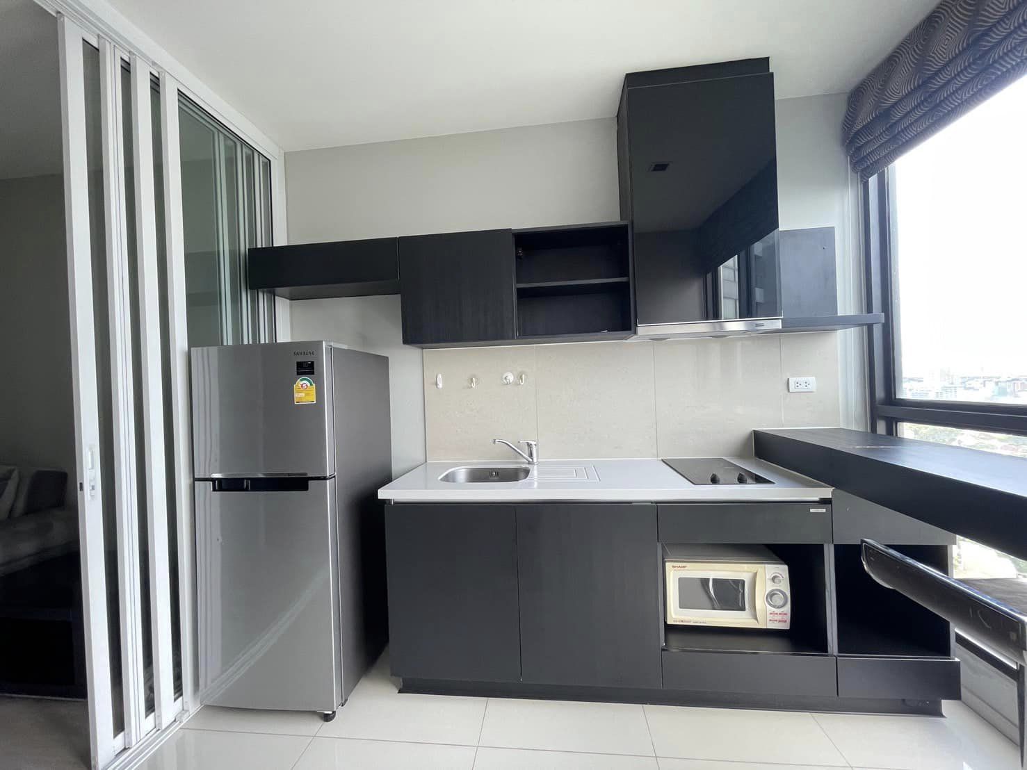 ปล่อยเช่าคอนโด Rhythm Sukhumvit 44/1 (ริทึ่ม สุขุมวิท 44/1) - 1ห้องนอน 1ห้องน้ำ 1ห้องนั่งเล่น 1ห้องครัว - ใกล้ BTS พระโขนง - ขนาดห้อง 45 ตรม. ชั้น 16