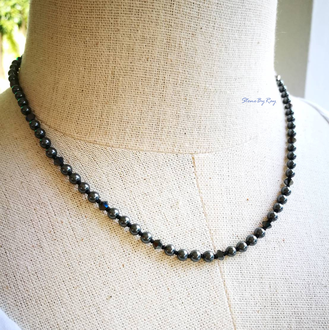 สร้อยคอหินเฮมาไทต์(Hematite)