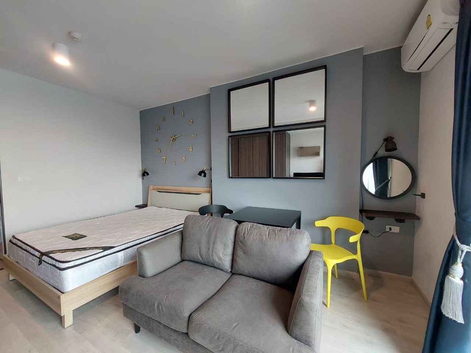 ให้เช่าคอนโด IDEO Ratchada - Sutthisan (ไอดีโอ รัชดา - สุทธิสาร) - ห้องเฟอร์พร้อมเครื่องใช้ไฟฟ้ามีเครื่องซักผ้า - การเดินทาง: 400 ม.จาก mrt สุทธิสาร