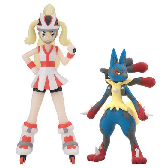 Preorderเข้า 4-5/2026 รบกวนสั่งแยกกับสินค้ารายการอื่นครับ Bandai 4570117923197 POKÉMON SCALE WORLD KALOS REGION KORRINA & MEGA LUCARIO W/O GUM