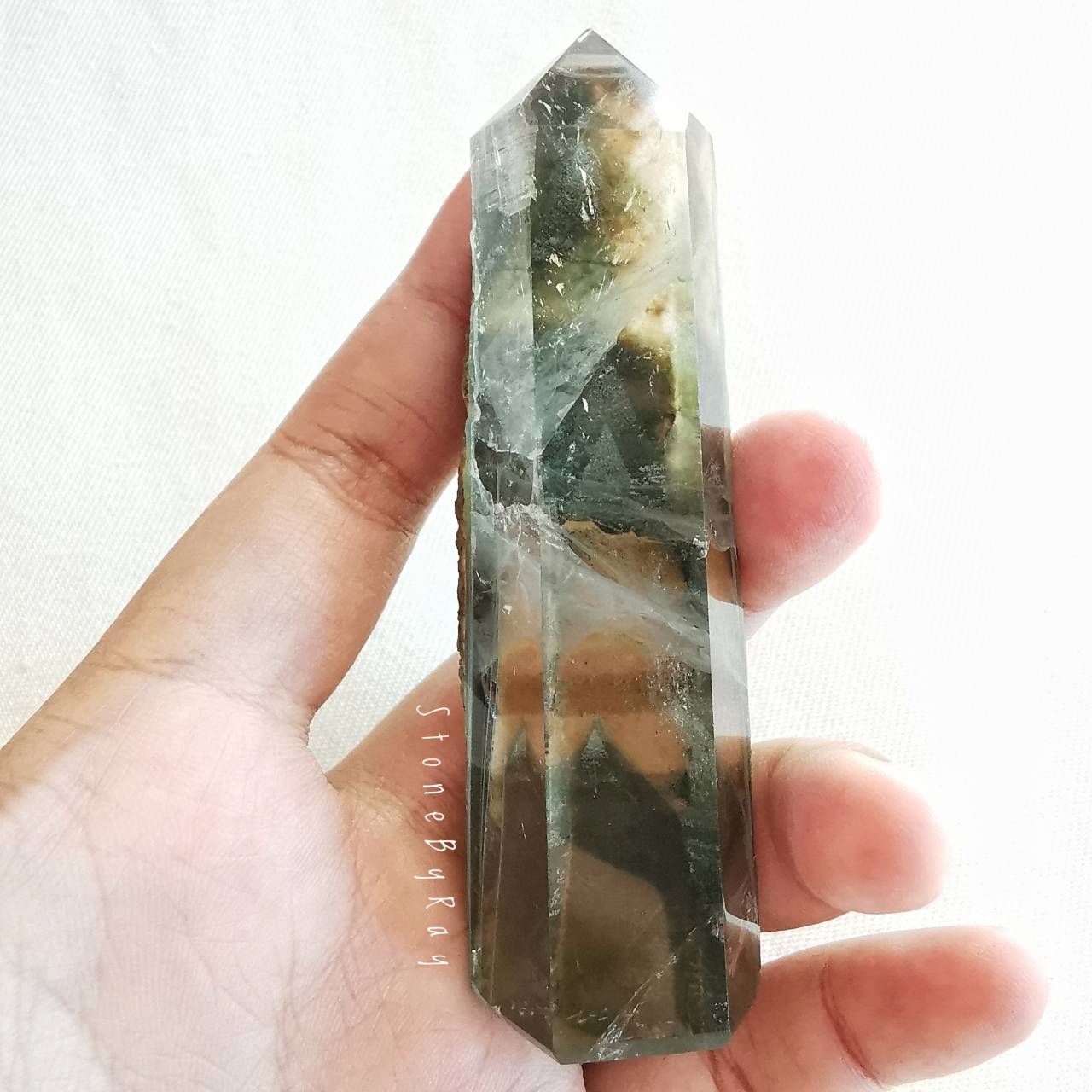 กรีนเพนทั่มควอตซ์ Green Phantom Quartz