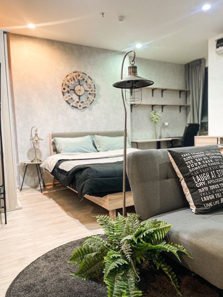 ให้เช่าคอนโด IDEO Q Chula - Samyan (ไอดีโอ คิว จุฬา - สามย่าน) - ตกแต่งเฟอร์ครบห้องสวยน่าอยู่มีเครื่องซักผ้า - การเดินทาง: MRT สามย่าน