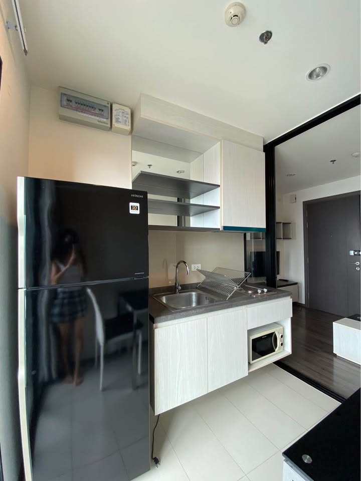 ปล่อยเช่าคอนโด เดอะ เบส พาร์คเวสต์ สุขุมวิท 77 (The Base Park West Sukhumvit 77) - โซนพื้นที่ BTS อ่อนนุช - 1ห้องนอน 1ห้องน้ำ 1ห้องนั่งเล่น 1ห้องครัว - ขนาดห้อง 29 ตรม. ชั้น 28