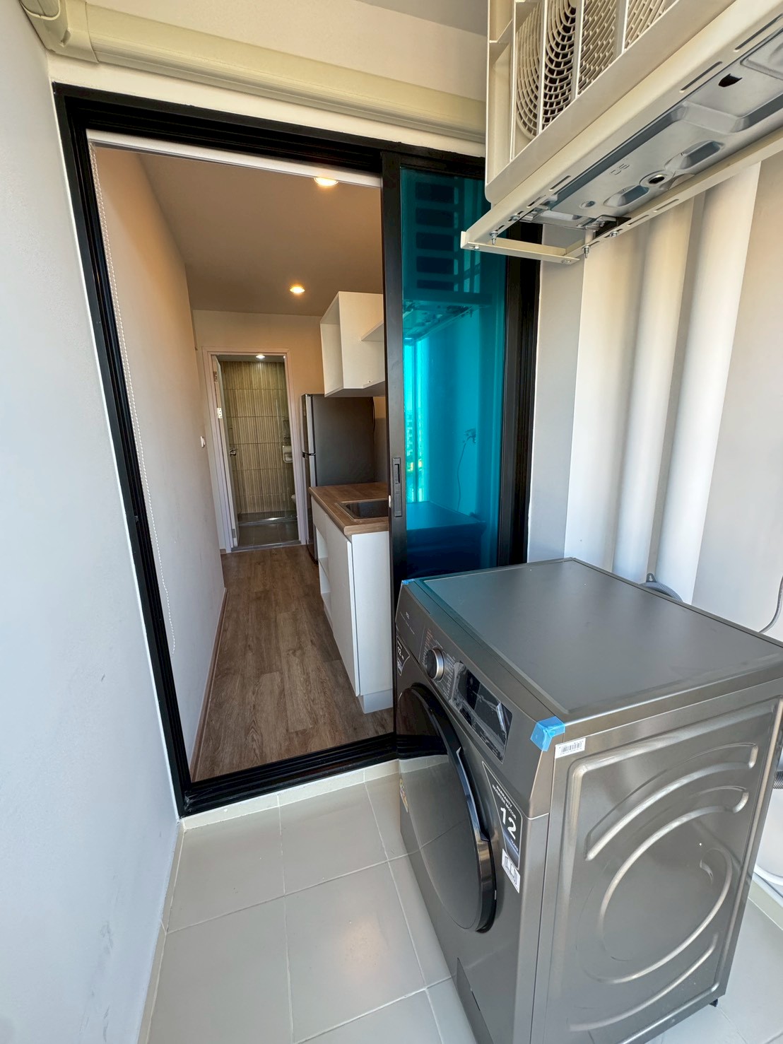 ให้เช่าคอนโด HI Kaset - Senanikhom Station (ไฮ เกษตร - เสนานิคม สเตชั่น) 1ห้องนอน / 1ห้องน้ำ ขนาด 28.75 ตรม. ชั้น 7 ตึก A ค่าเช่า 12,000 ต่อเดือน รถไฟฟ้า BTS เสนานิคม