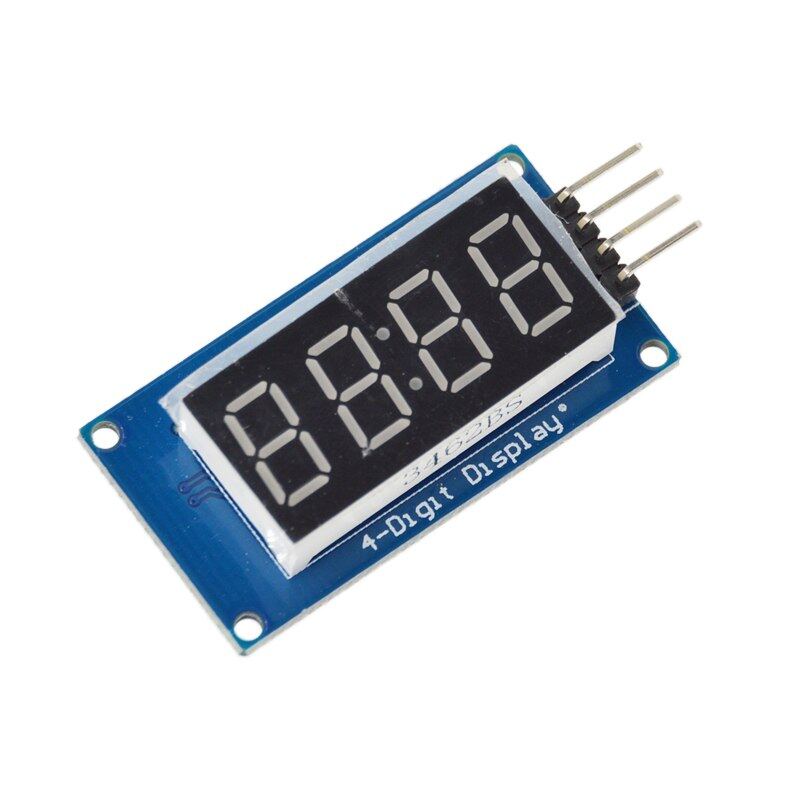 LED Time Clock Module For Arduino 0.36" TM1637 Driver โมดูลแสดงผลแบบนาฬิกา ตัวเลข 4 หลัก