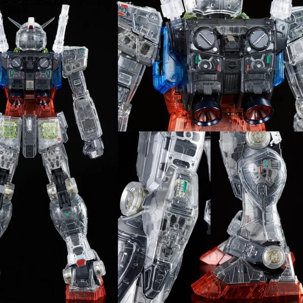 *เฉพาะพาสเกาะใส ไม่รวมหุ่น**Bandai 4573102614063 p-bandai clear color body for PG rx-78-2 unleashed