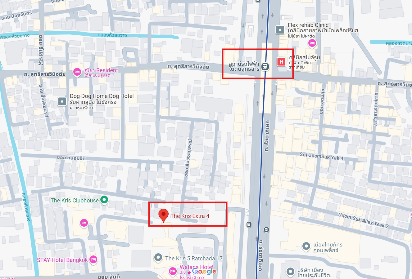 ให้เช่าคอนโด The Kris Extra 4 (เดอะคริส เอ็กซ์ตร้า 4) - โซนพื้นที่ MRT สุทธิสาร - ห้องแบบ 1ห้องนอน 1ห้องน้ำ