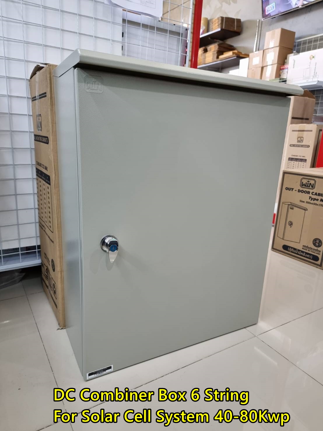 ตู้ดีซีคอมบายเนอร์ Suntree DC Combiner Box 1000V ใช้กับงานติดตั้งระบบโซล่าเซลล์ แบบ 6 สตริง, For Solar Cell System DC PV 6String