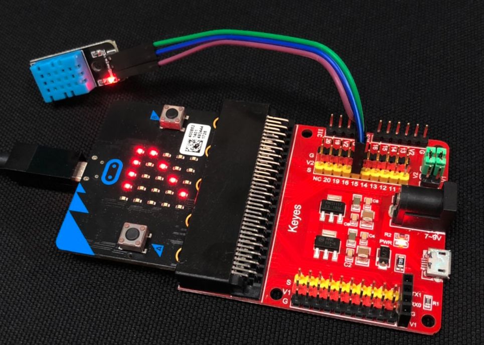 บอร์ดขยายขา Micro bit development expansion board Sensor